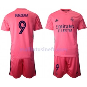 Maillot de Foot Real Madrid Karim Benzema 9 Extérieur 2020-21 - Enfant